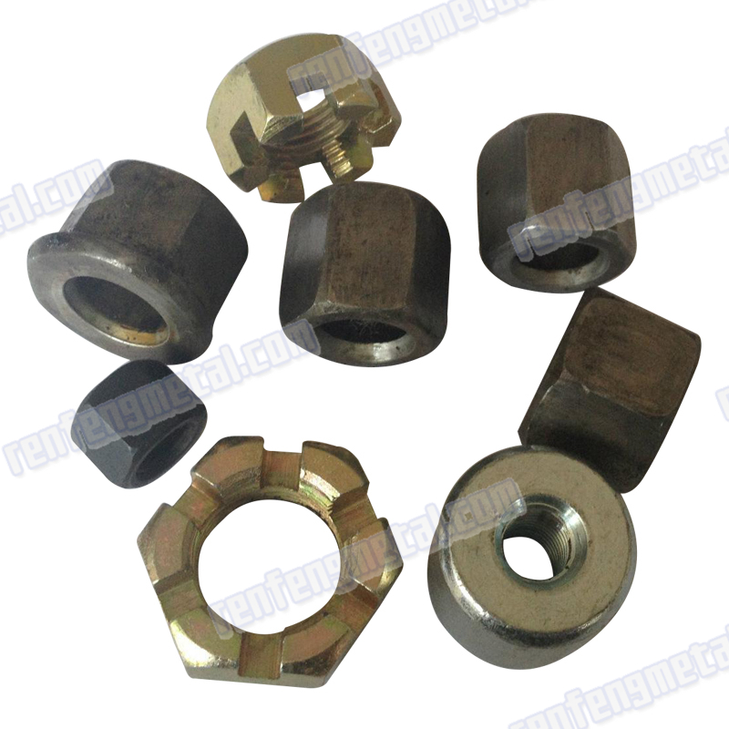 High quality Galvanized alloy steel slotted nut