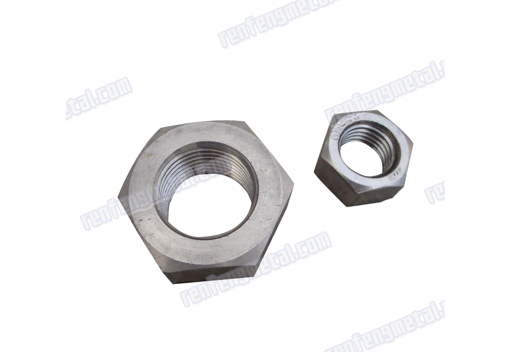 high quality Carbon steel nickel plated hex nut