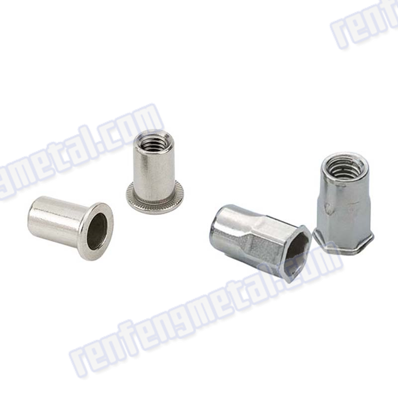 Galvanized Stainless steel Round Rivet Nuts