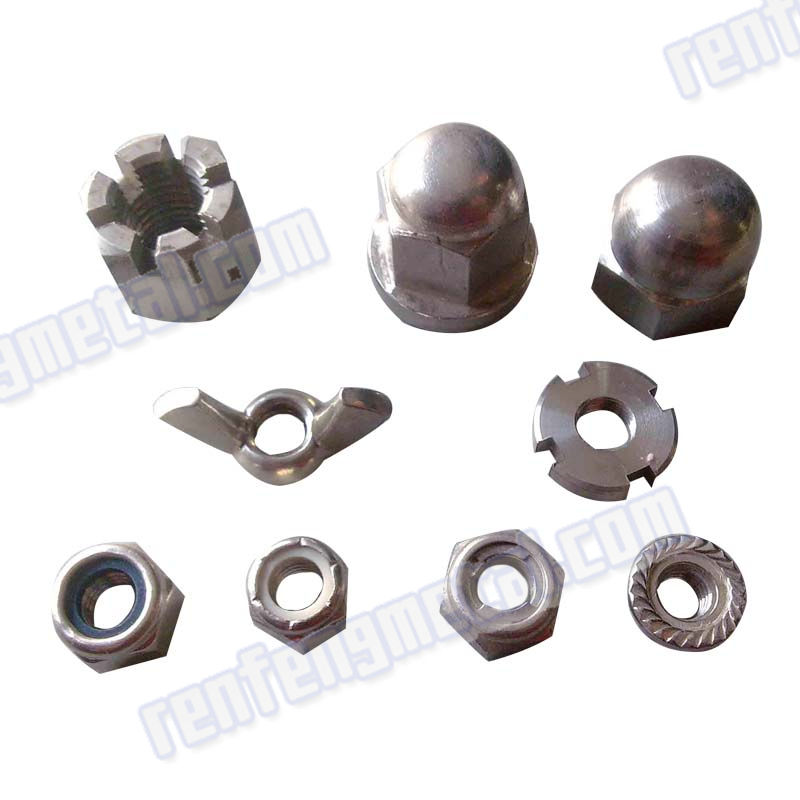 Hot sale Nickel plated stainless steel cap nut