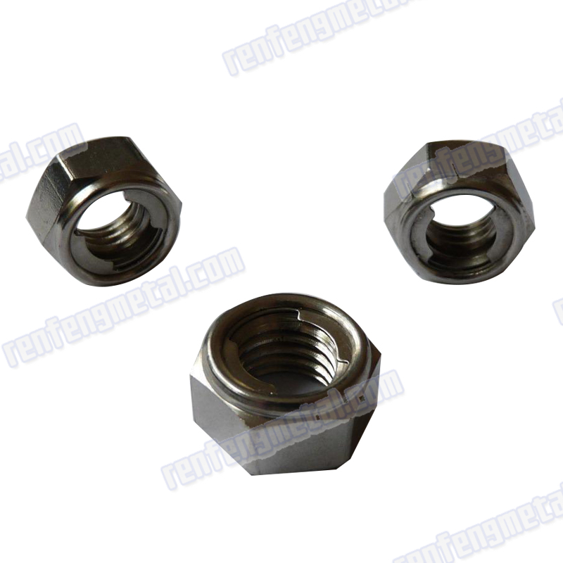 M12 oxide black alloy steel hex Lock Nut