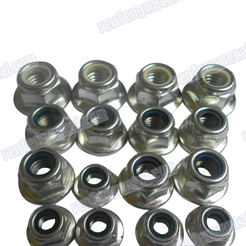 Stainless steel nickel plated spiral lock nut