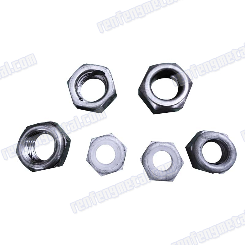 Steel galvanized hex Anti theft Thread Nut